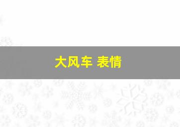 大风车 表情